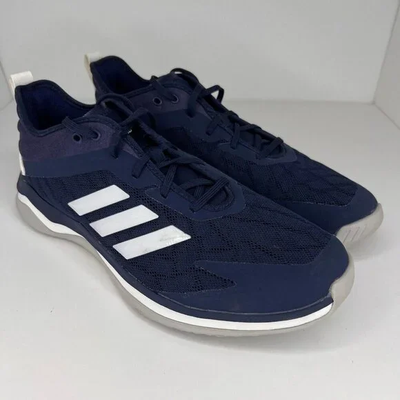 Adidas Mens CG5140 Blue Speed Trainer 4 Low Top Mesh Size 10.5 Running Shoes - Picture 2 of 9